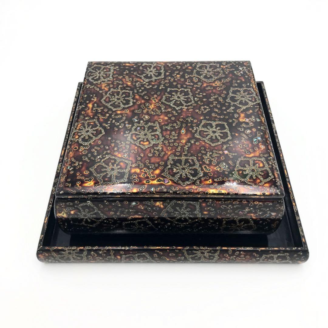 若狭塗　漆塗　台付　菓子器　重箱　漆器