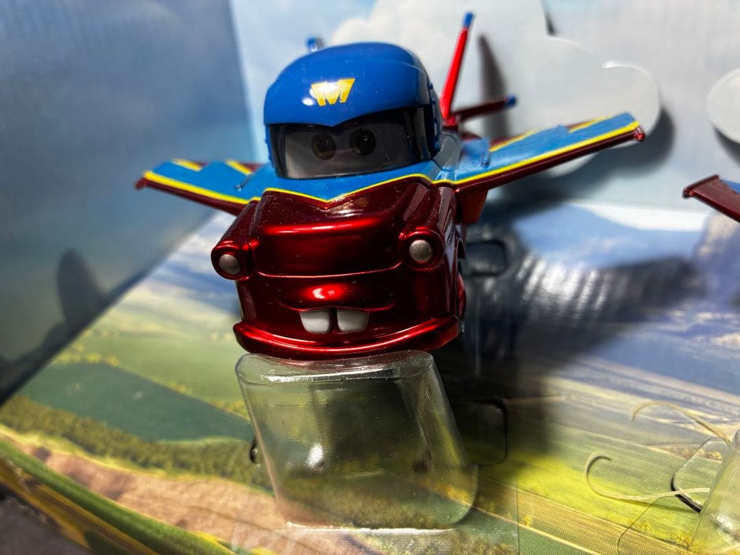 飛行機　メーター　マックイーン　マックィーン　flight カーズ　ミニカー