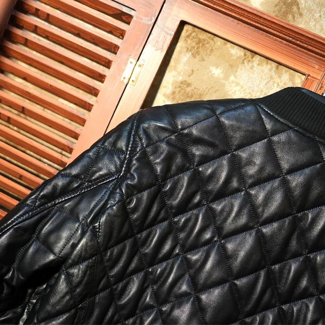 ラム革ジャケット　本革ジャケットmサイズラスト一点