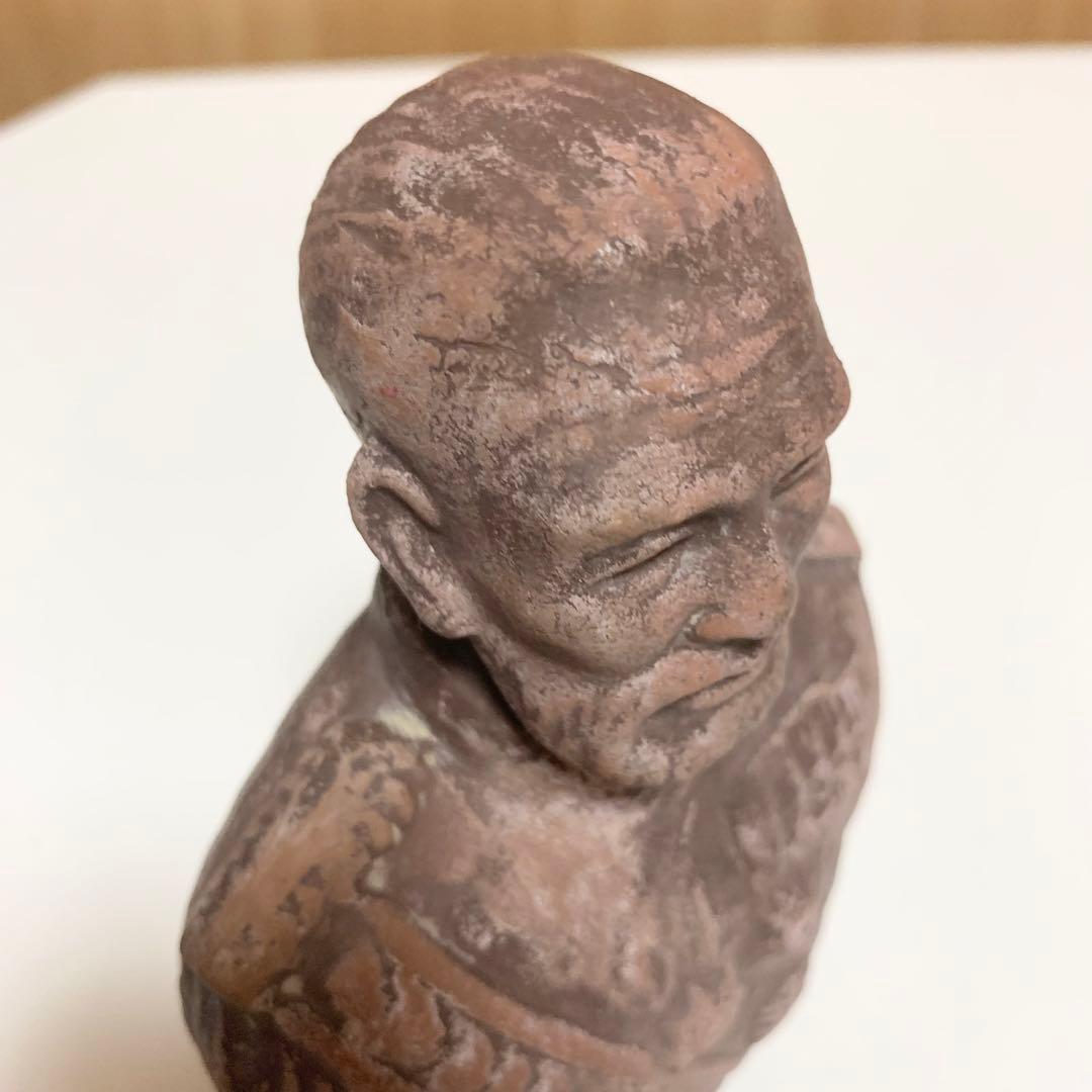 ☆匿名配送 軍人 胸像 レトロインテリア ブラウン ヴィンテージ アンティーク風