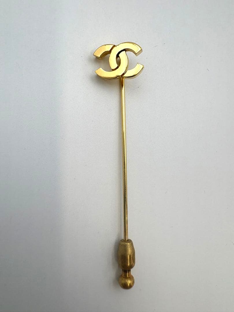 CHANEL シャネル ココマーク　ヴィンテージ　ピンブローチ　箱付き