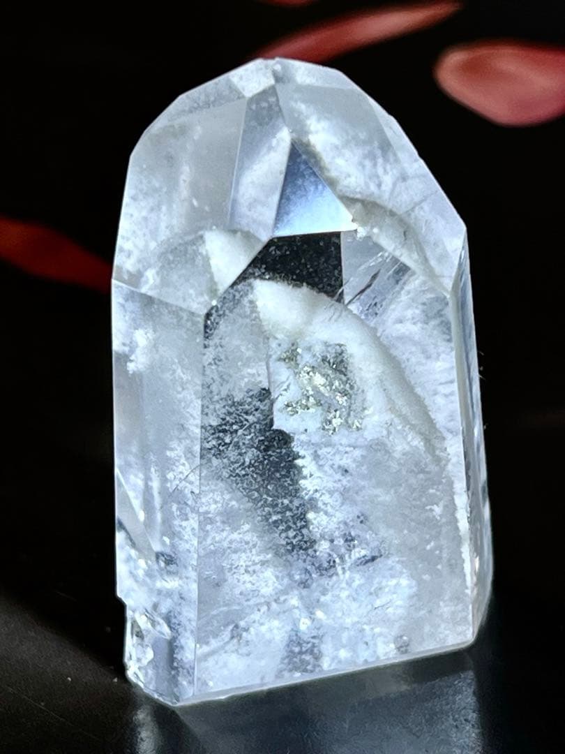 龍脈水晶　パイライトインクォーツ　クリスタル　水晶　黄鉄鉱　ファントム