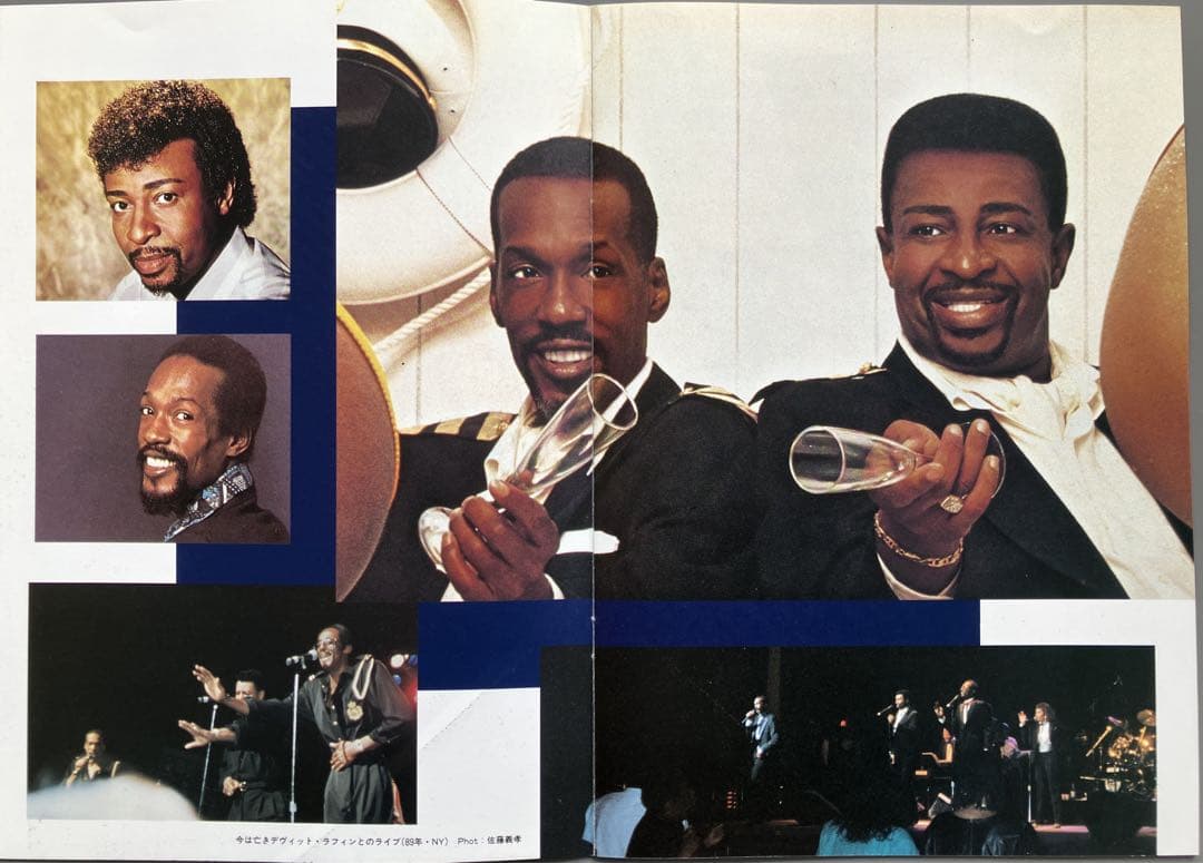 元テンプテーションズのケンドリックスとエドワーズ直筆サイン入りパンフレット