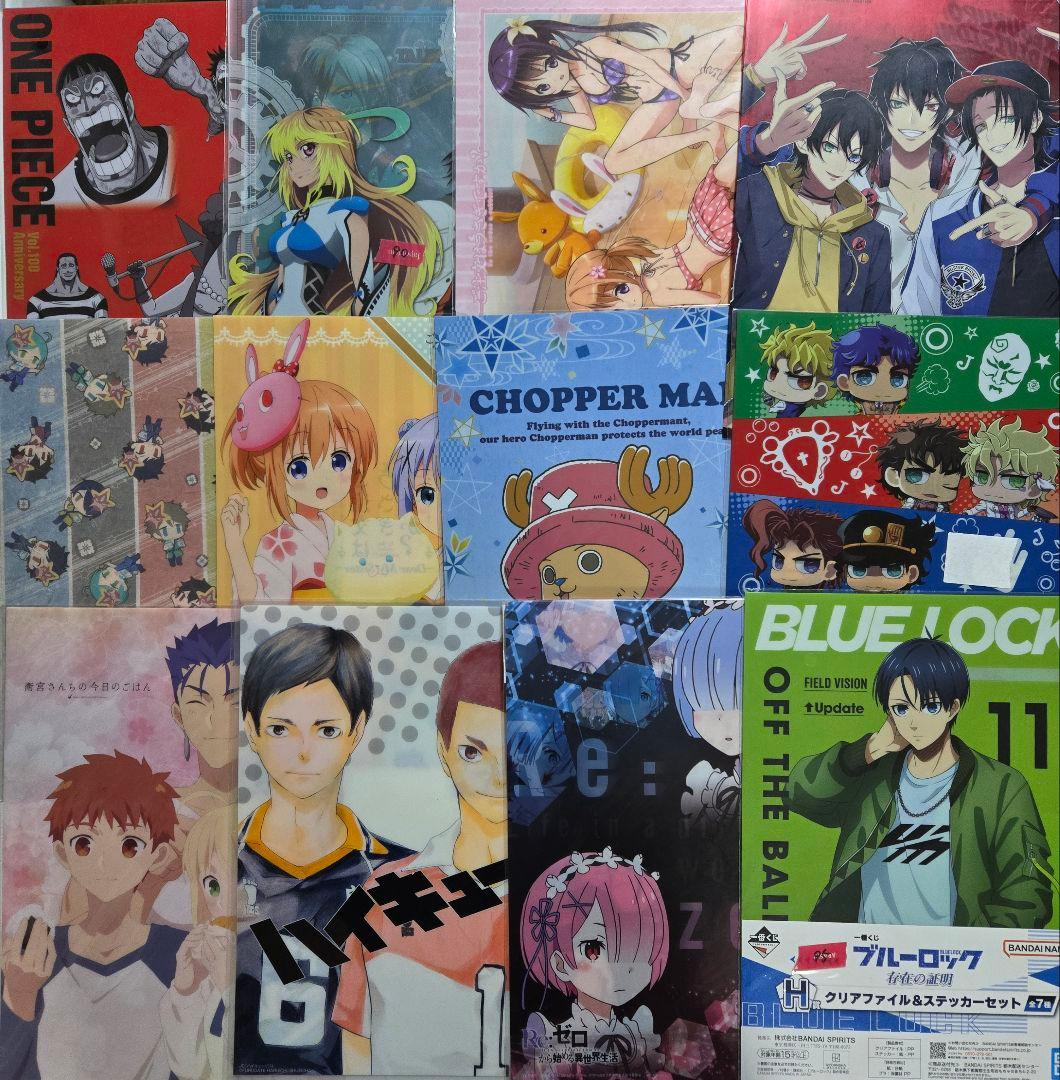 アニメグッズ キャラクターグッズ クリアファイル まとめ売り 200枚