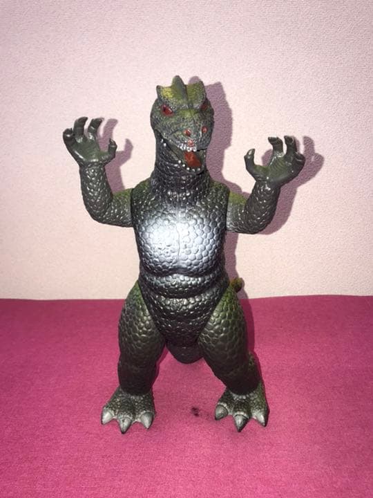 ゴジラ？　1986年製?怪獣フィギュア人形　ソフビ