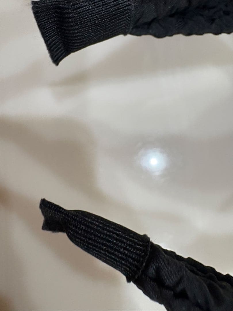 PRADA ブラック リボンヘアバンド