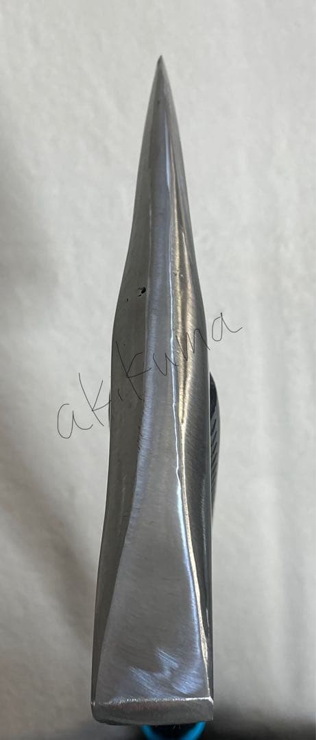 材割り用採集斧　両手斧　ロング　ブルー