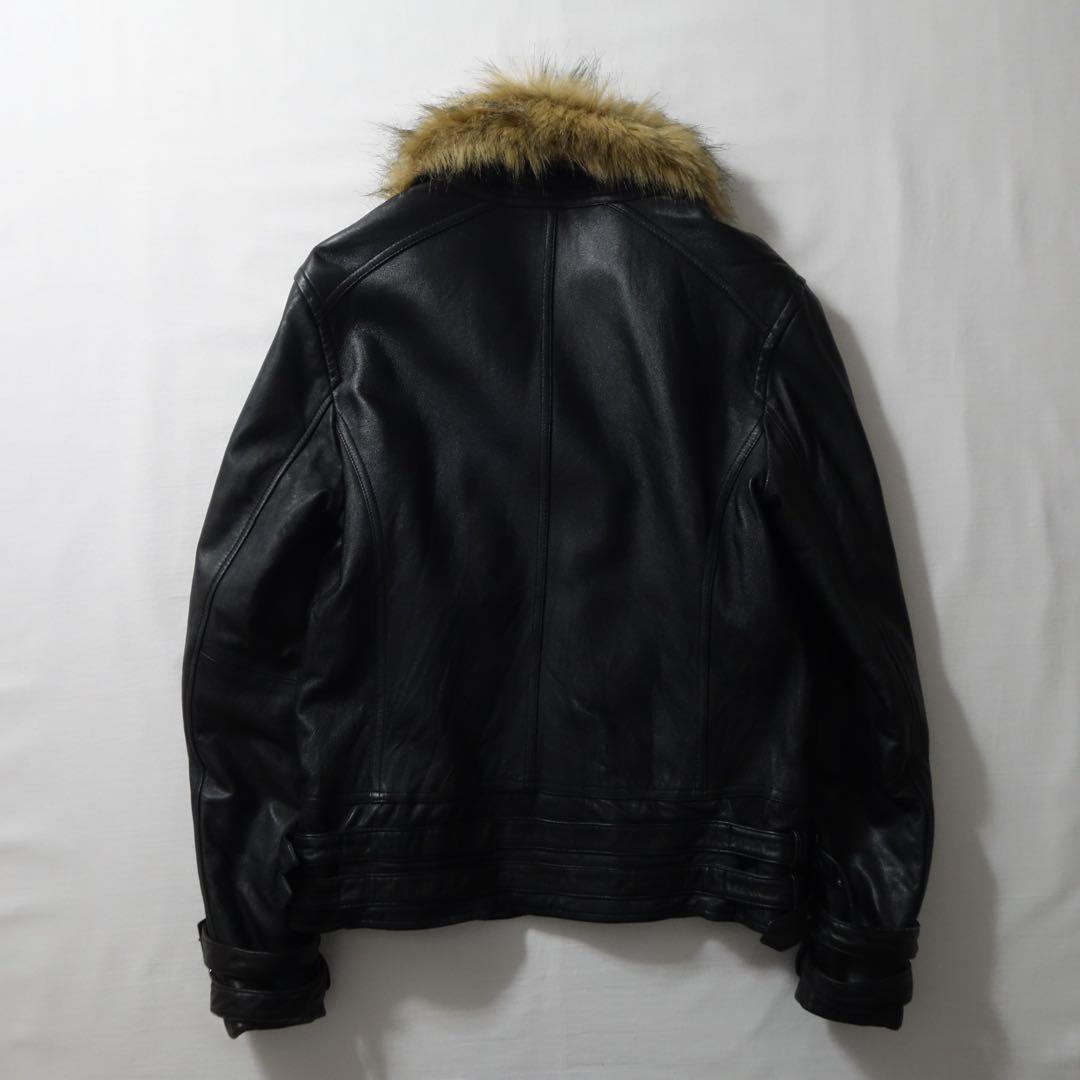 ジャケット・アウター 00s Jackrose Fur Leather Riders Jacket