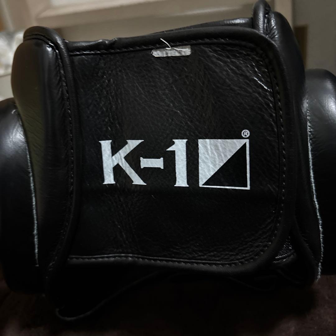 K-1 ヘッドギア 黒 レザー