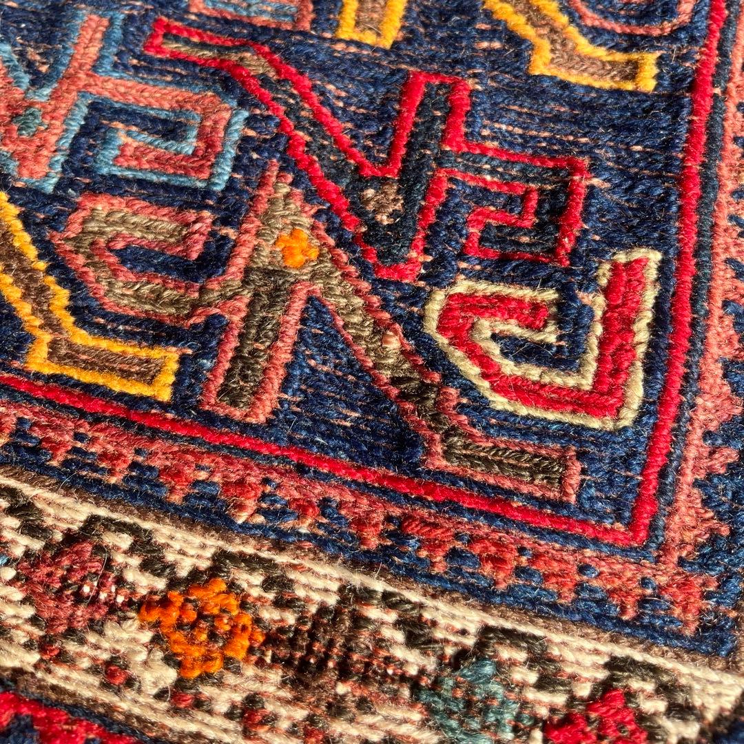 アンティーク キリム/スマック織 アフシャール族の塩袋 手織り トライバルラグ