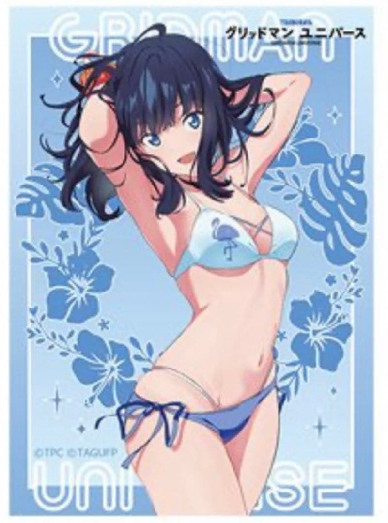 グリッドマンユニバース 宝多六花 新条アカネ ラバーマット カーテン魂　c104