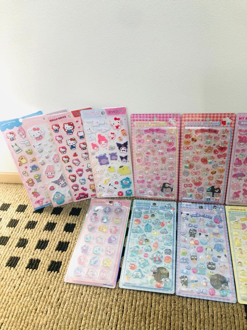 サンリオ　ボンボンドロップシール　デニムシール帳　他　まとめ売り21点