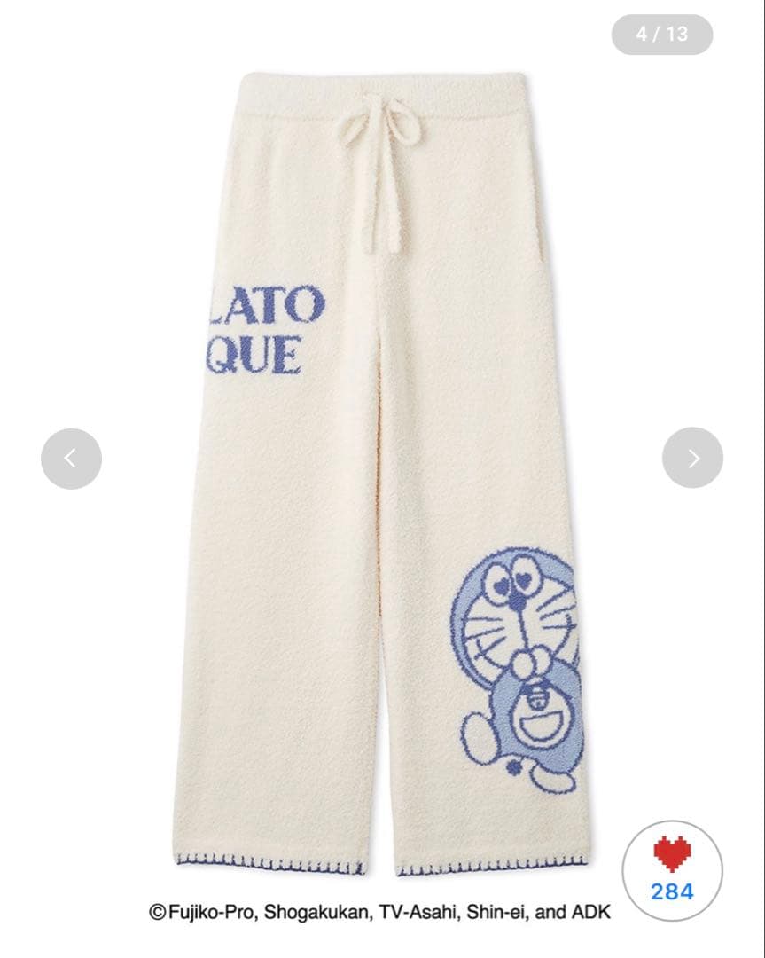 ジェラピケ　ドラえもん　ベビモコジャガードプルオーバー　パンツ2つ　計3点