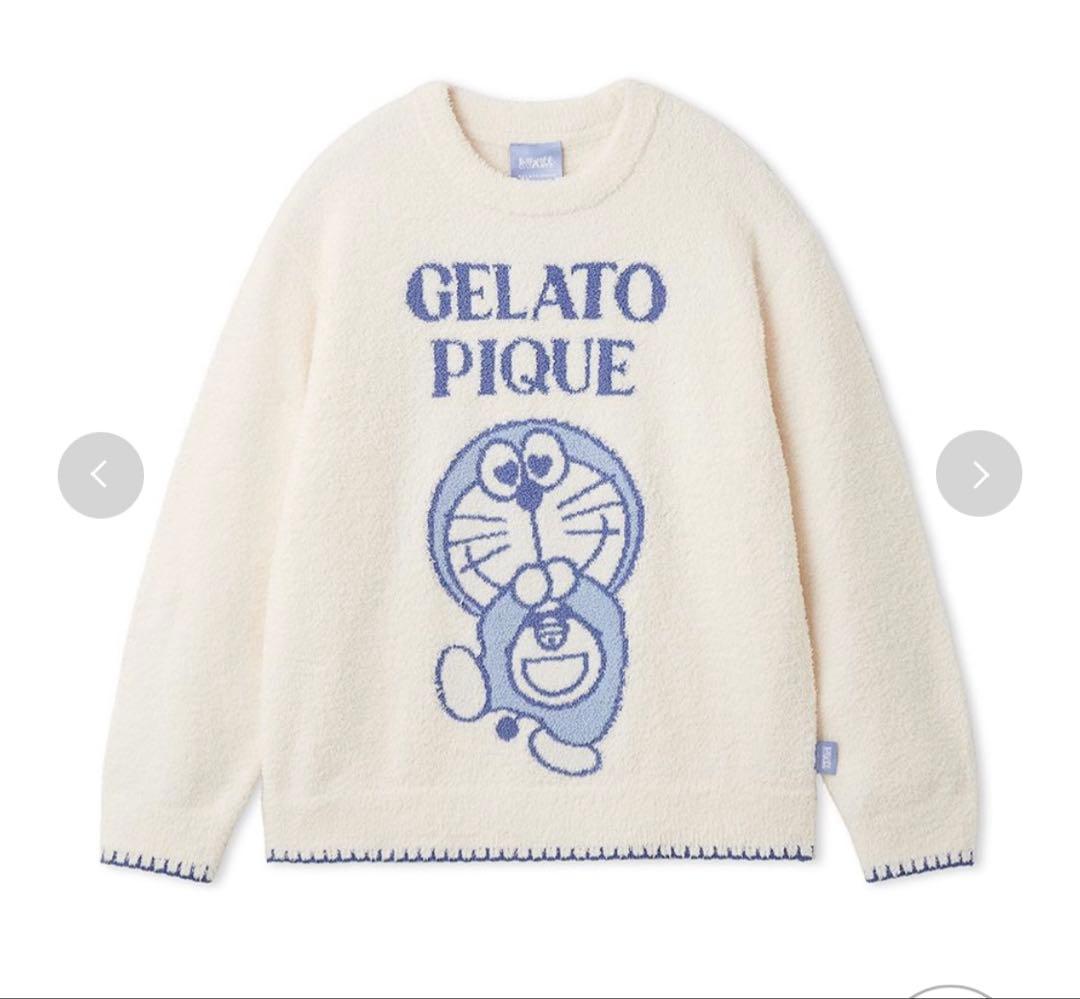 ジェラピケ　ドラえもん　ベビモコジャガードプルオーバー　パンツ2つ　計3点