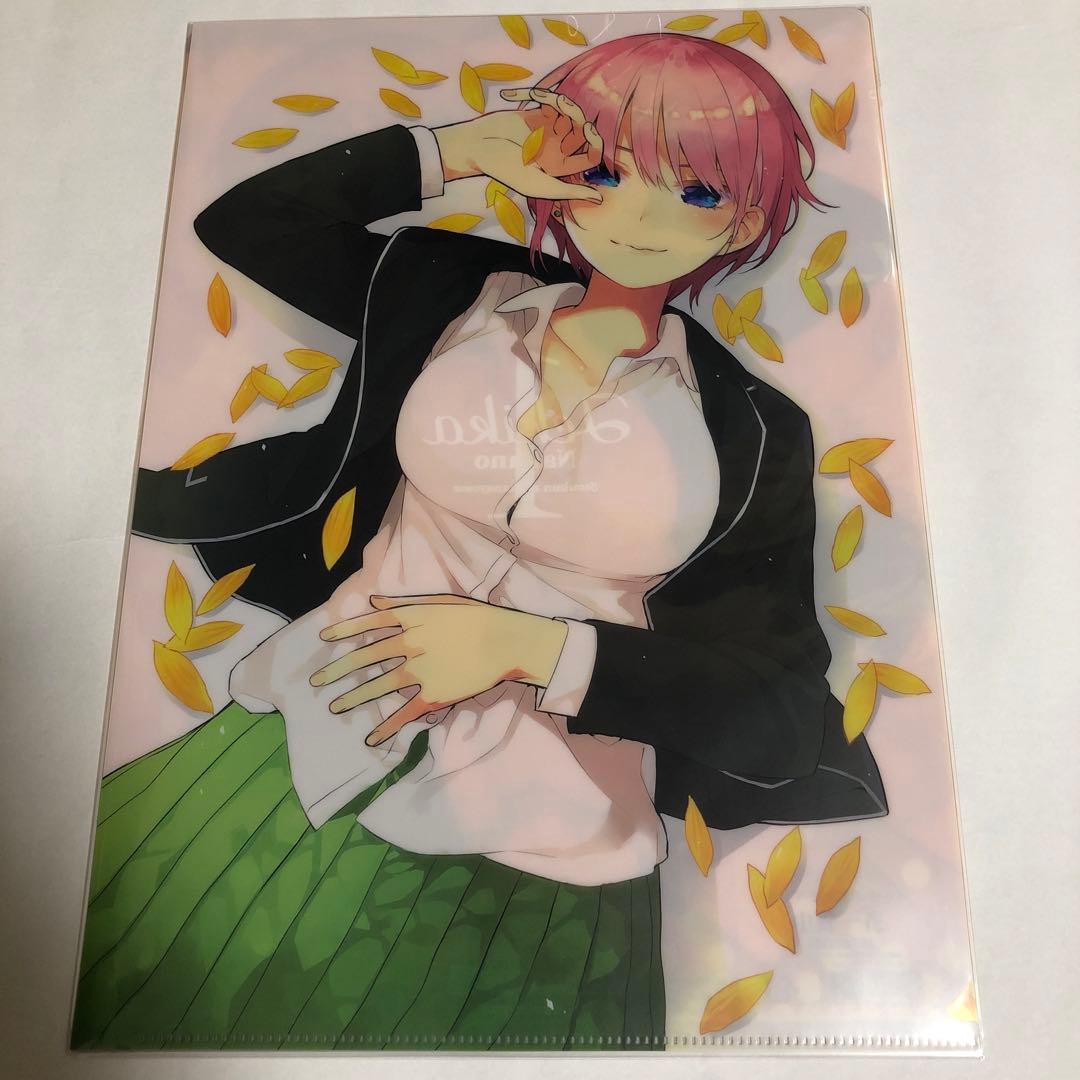 五等分の花嫁　一花　二乃　三玖　四葉　五月　花嫁展　原画　クリアファイル
