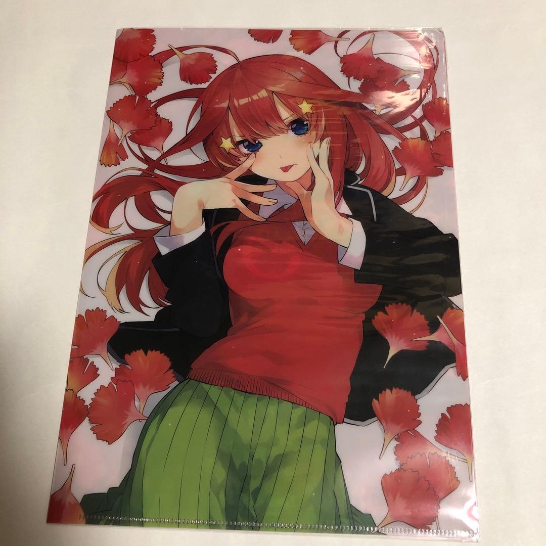五等分の花嫁　一花　二乃　三玖　四葉　五月　花嫁展　原画　クリアファイル