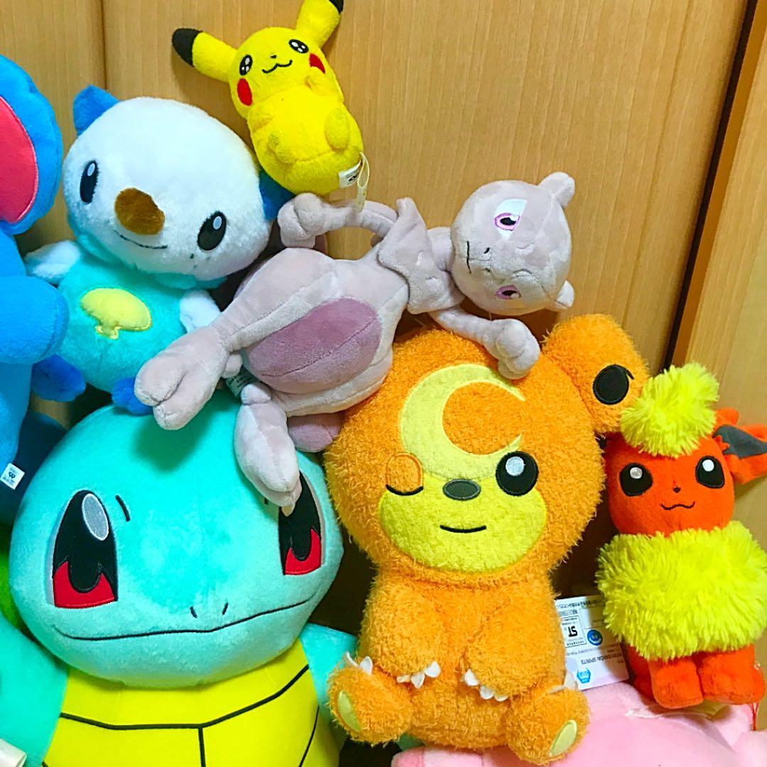お得！人気　NINTENDOポケットモンスターぬいぐるみ大集合　お得14体セット