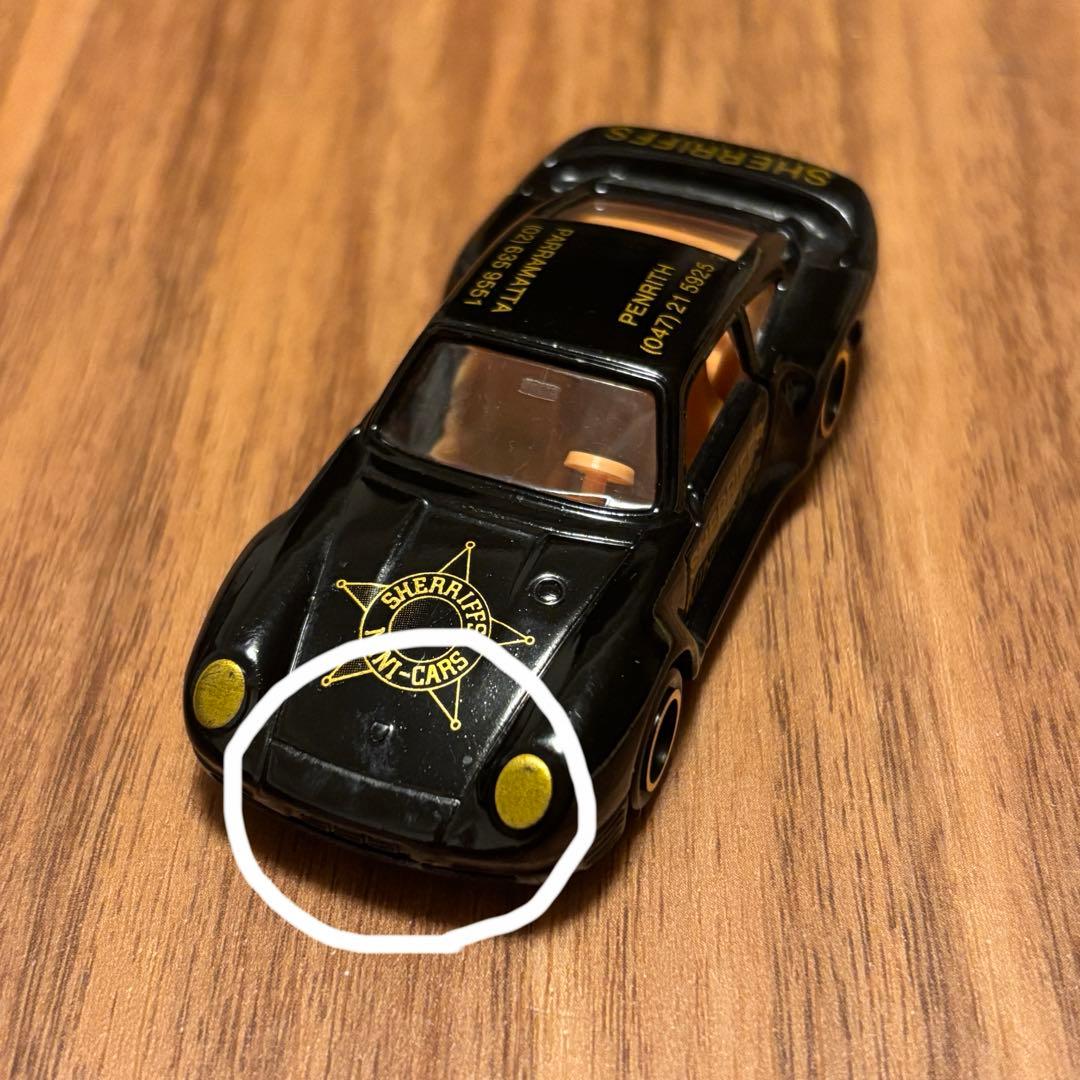 トミカ ポルシェ 959 シェリフ 黒　特注