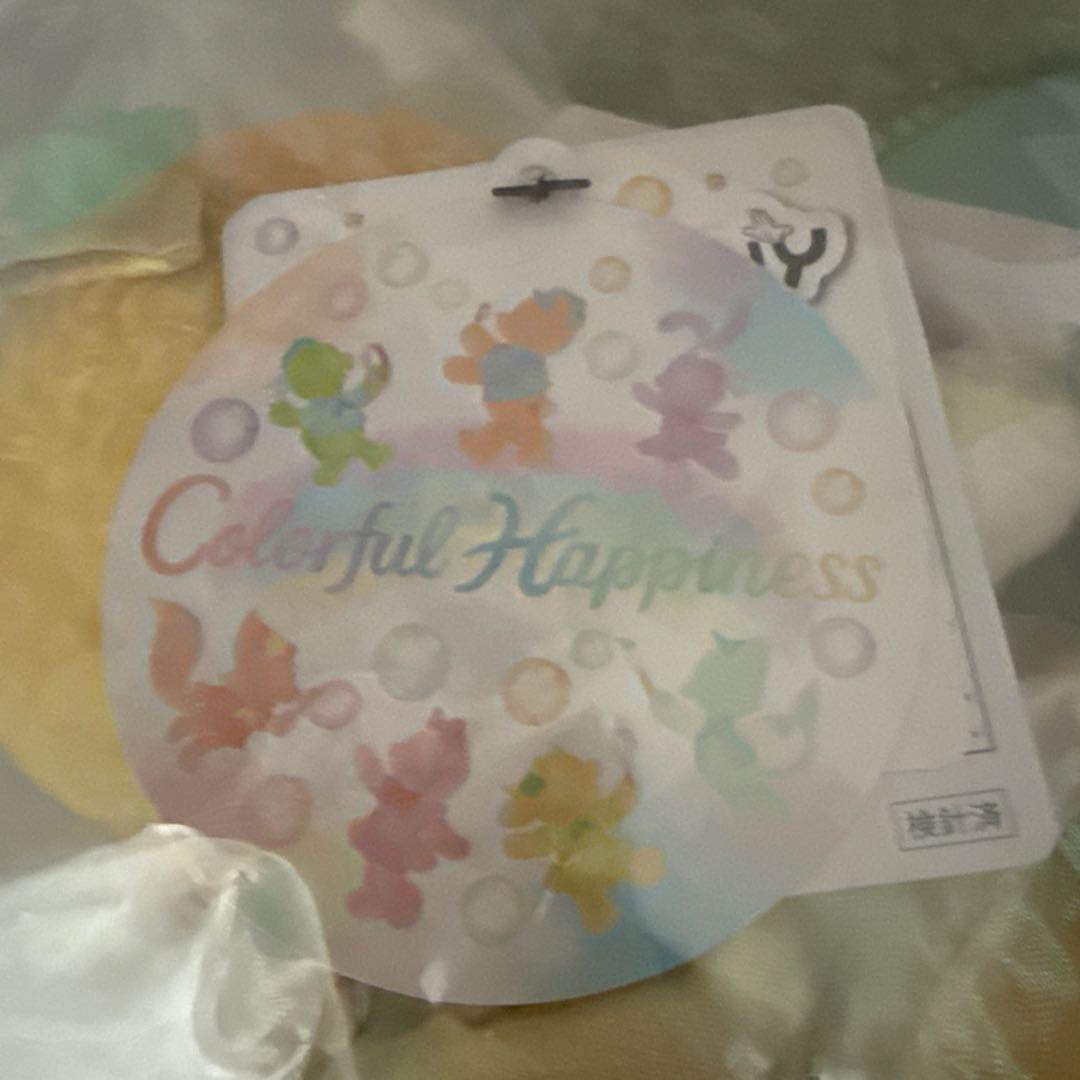 ダッフィー&フレンズ20周年　ポージープラッシー　カラフルハピネス　全7人セット