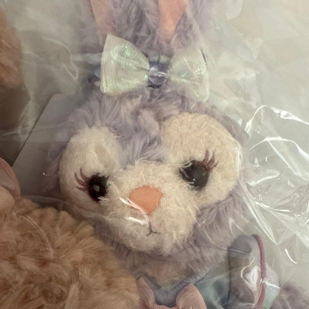 ダッフィー&フレンズ20周年　ポージープラッシー　カラフルハピネス　全7人セット