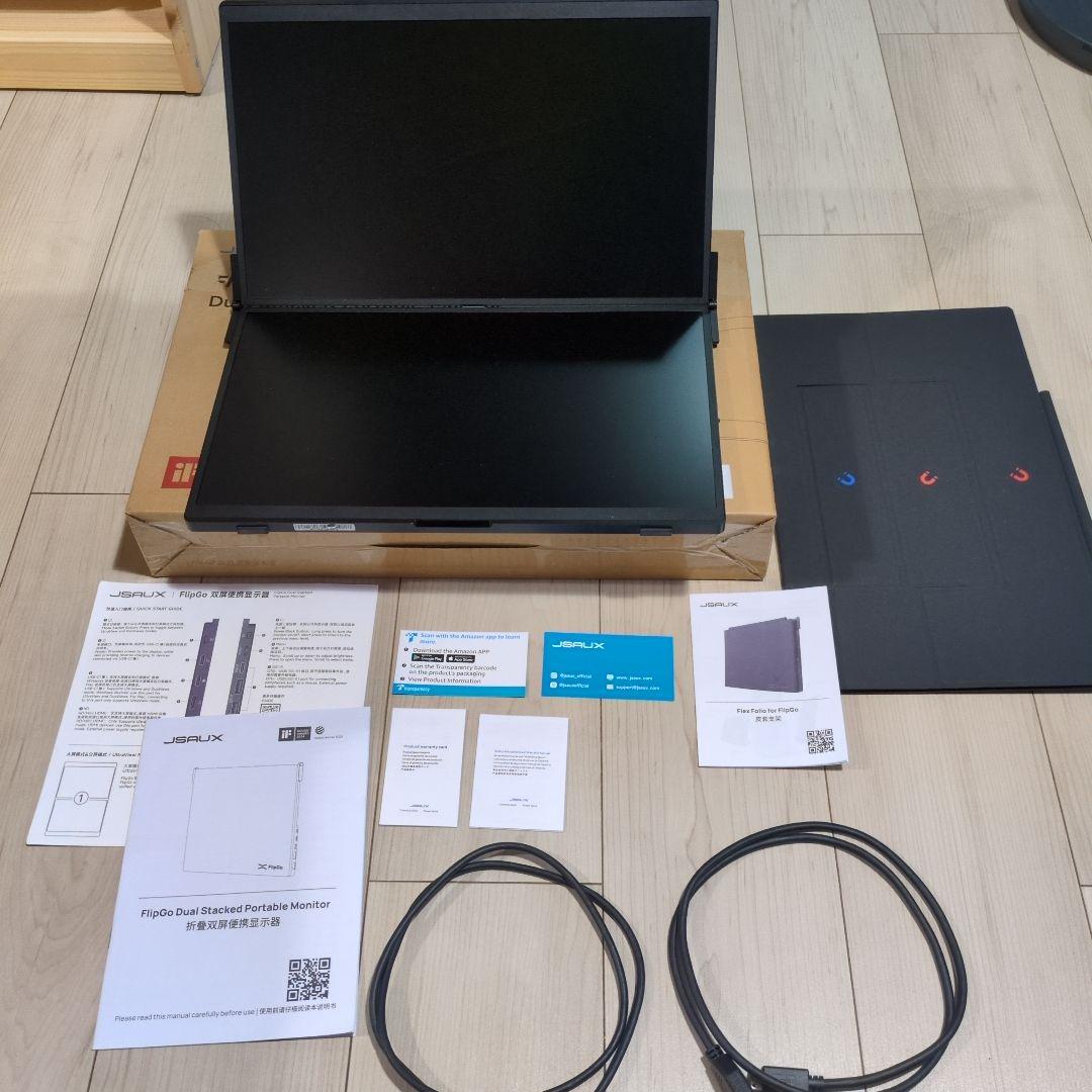 JSAUX FlipGo Dual 本体　モバイルモニター
