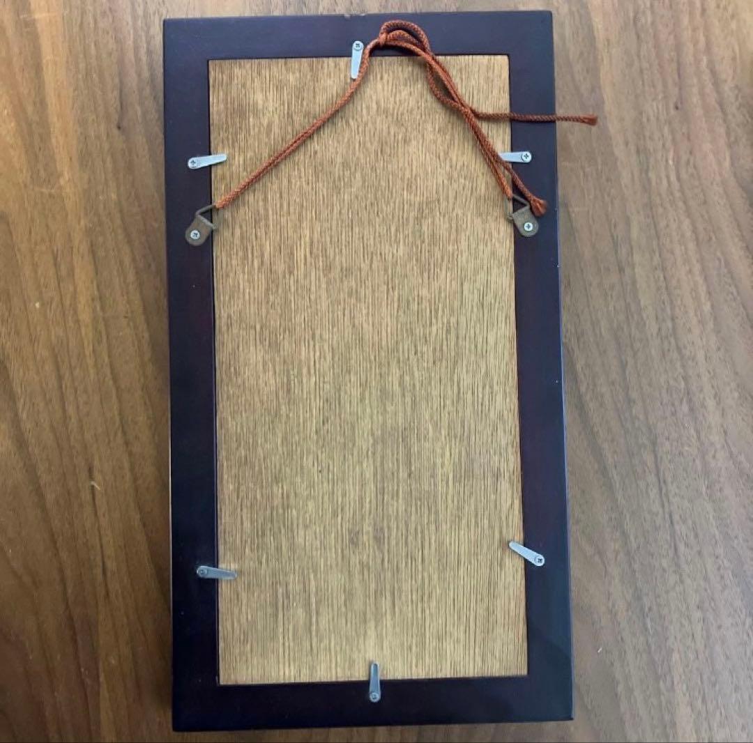 有田焼 円左エ門 壁掛 陶板 彦根屏風 侍図 江戸武士 額装 陶器