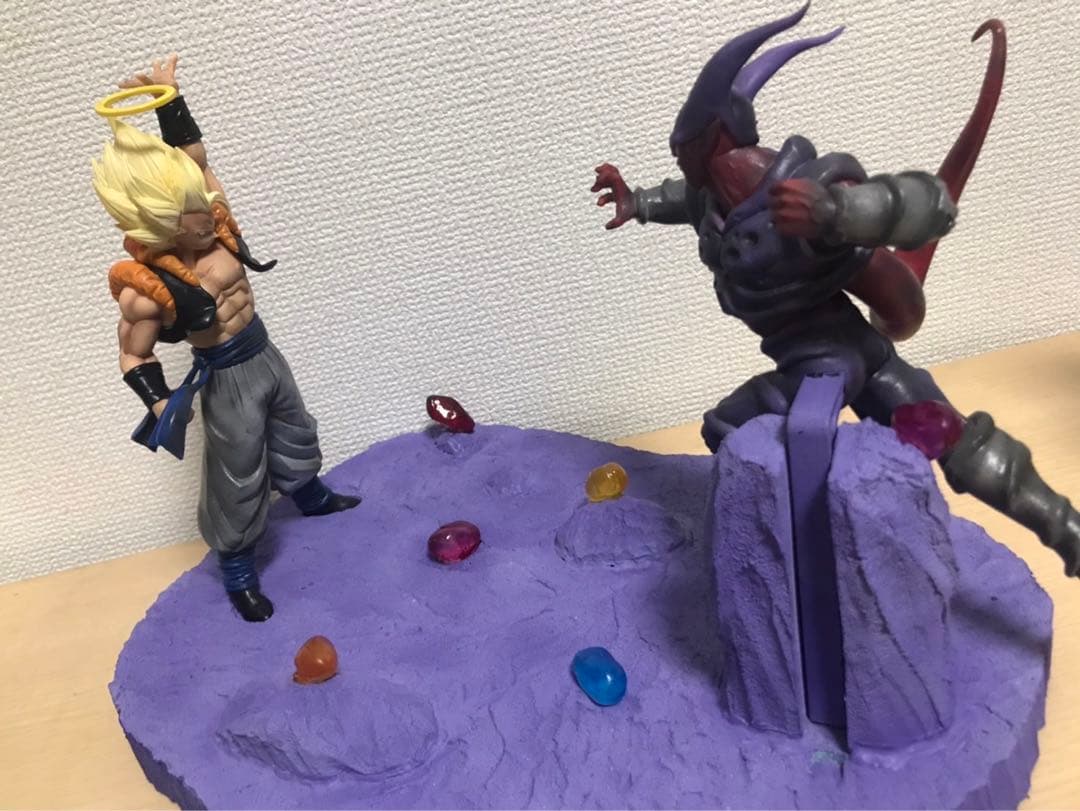 【リペイント】　ドラゴンボール　ゴジータ　ジャネンバ　ジオラマ　フィギュア