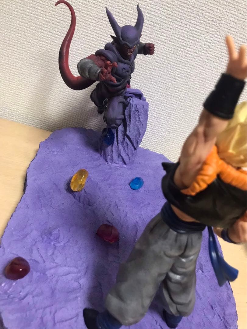 【リペイント】　ドラゴンボール　ゴジータ　ジャネンバ　ジオラマ　フィギュア