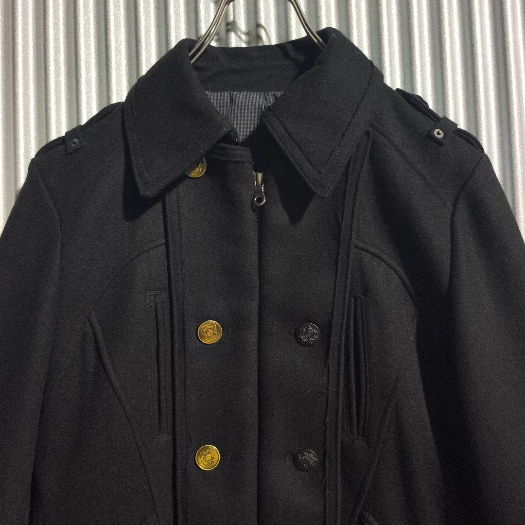 Y2K 00s PPFM ナポレオンジャケット 金ボタン ブラック 黒