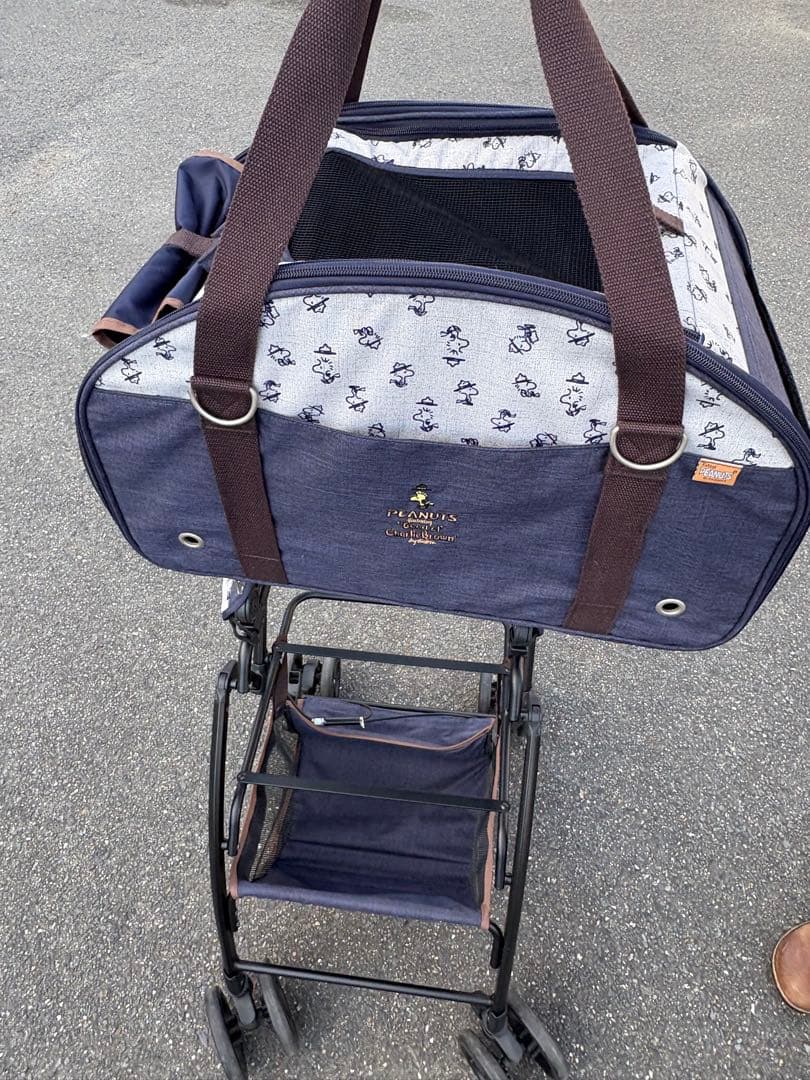 ペットパラダイス　3WAYペットカート　スヌーピー柄