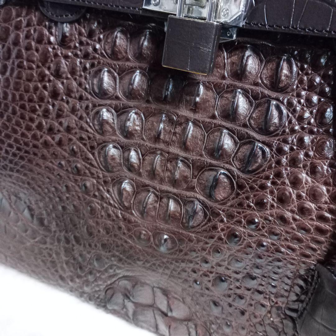 【新品未使用】RODANIA ロダニア 2WAY ハンドバッグ クロコダイル