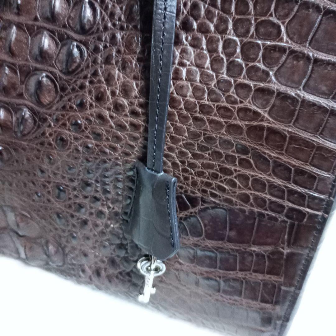 【新品未使用】RODANIA ロダニア 2WAY ハンドバッグ クロコダイル