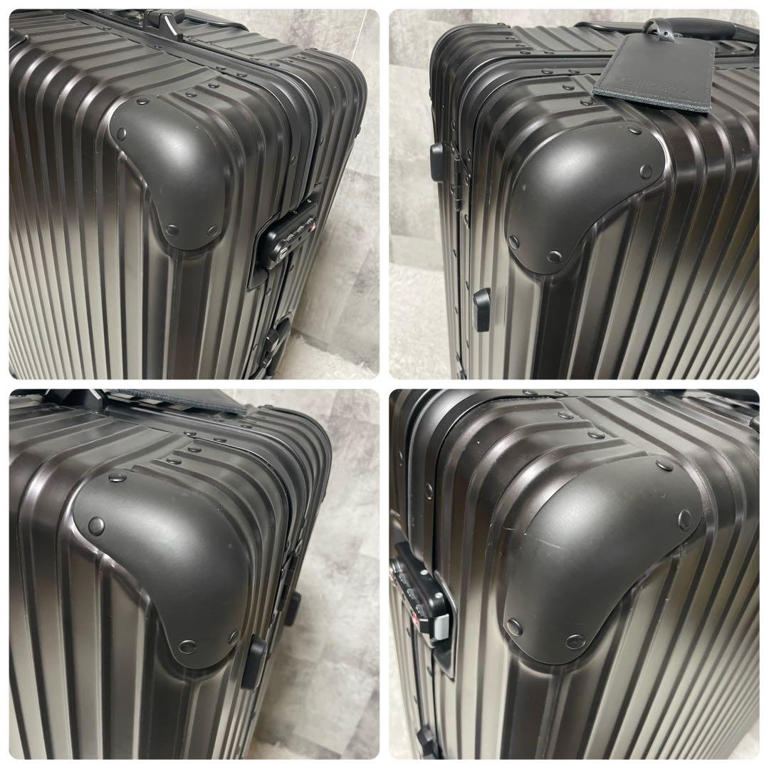 【使用回数1回】美品/大容量　RIMOWA 4輪　トパーズ　ステルス　黒　82L