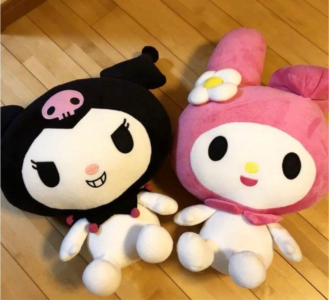マイメロディ&クロミ大きいぬいぐるみセット レア おねがいマイメロディ