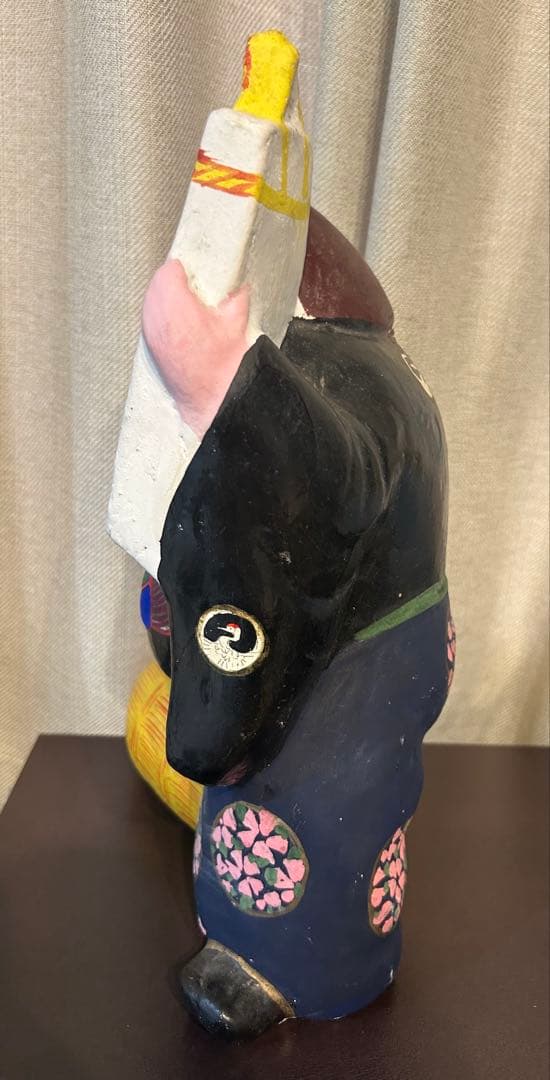 希少　長野県　中野雛人形　大福帳持ち大黒天　中野人形　中野土びな　郷土玩具