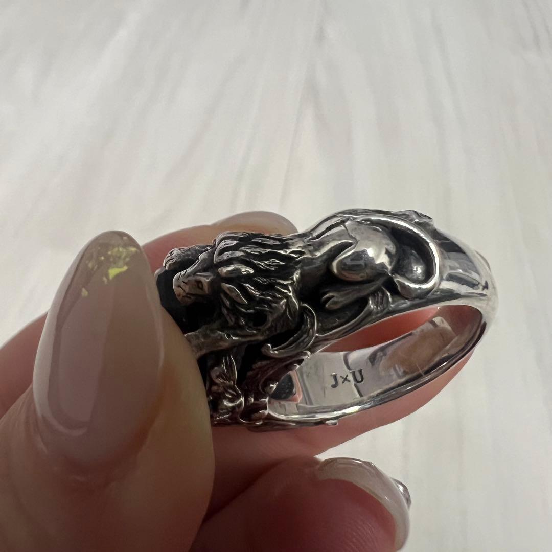 ジャスティンデイビスJ×U 内山秀雄コラボ 指輪 リング　オニキス