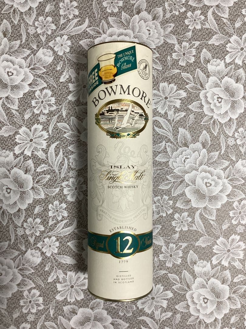 BOWMORE 12年 カモメラベル　グラス付き