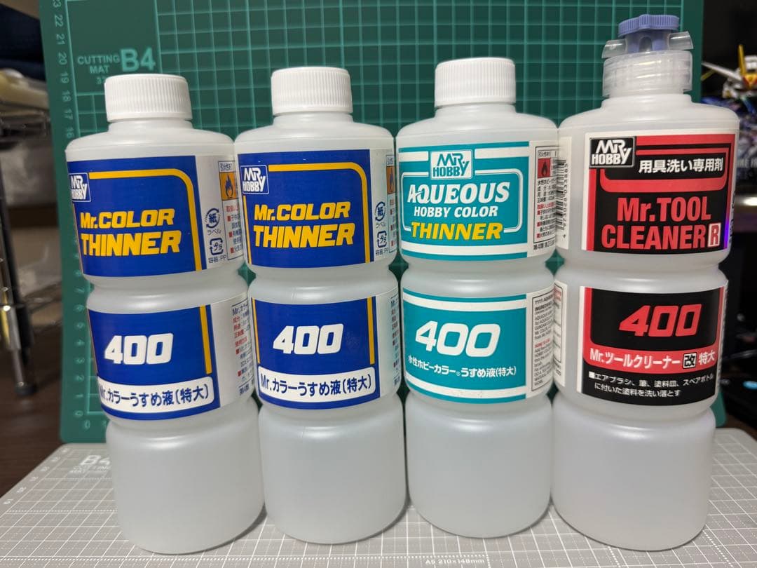 プラモデル塗装引退セット