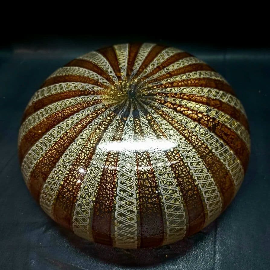 宮田高志 金箔色 棒菓子鉢 ゴールド レース お碗 鉢 皿