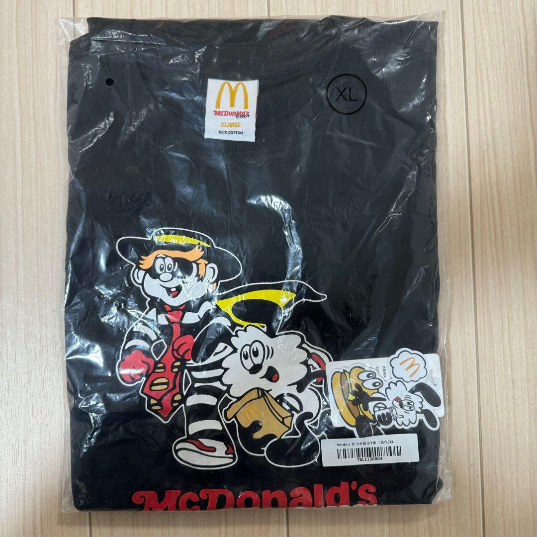 XL  VERDY McDonald マクドナルド  Tee VICK 海外限定