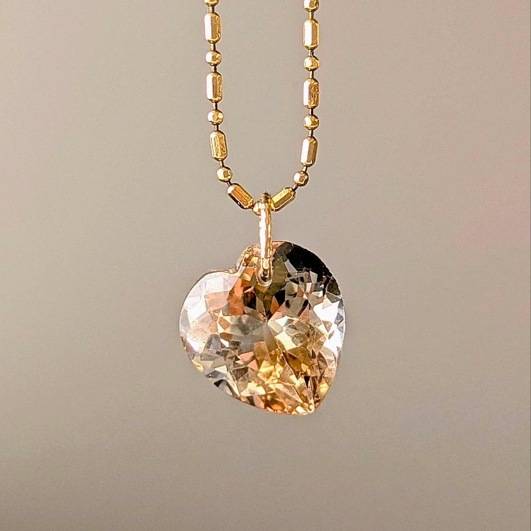 ♢N♢K18 バイカラーシャンパントパーズ 5.87ct チャーム