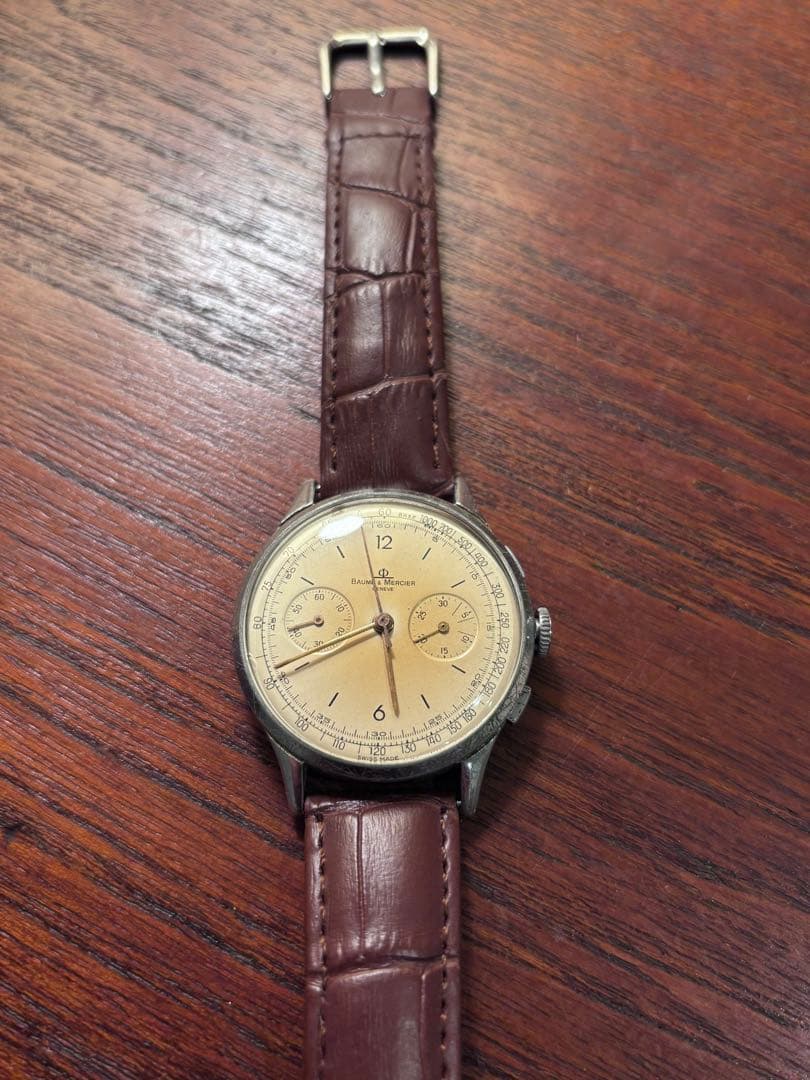1950年代Baume & Mercier 腕時計 クロノグラフ ヴィンテージ