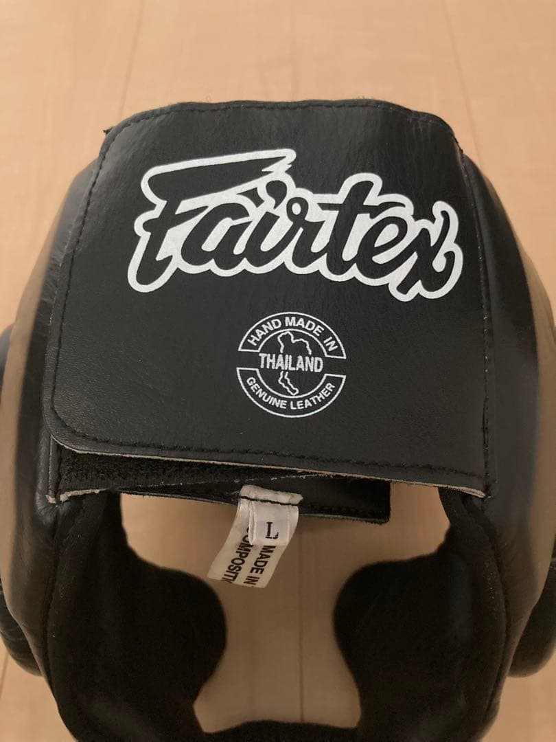 最終価格 Fairtex HG13 ヘッドギア ブラック L