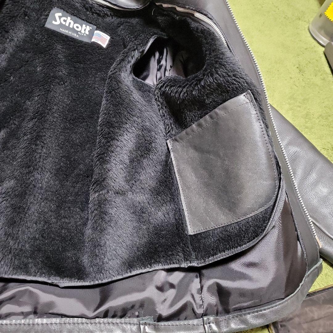 Schott シングルライダースジャケット