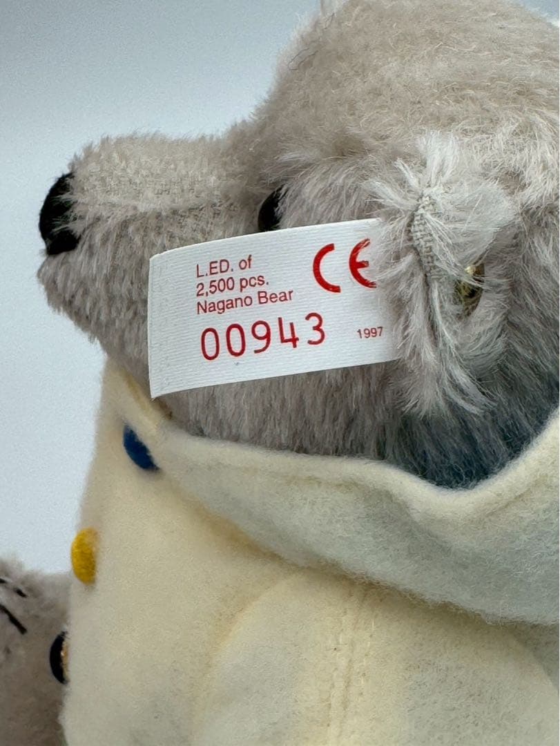 シュタイフ　長野オリンピック記念テディベア　2500体限定