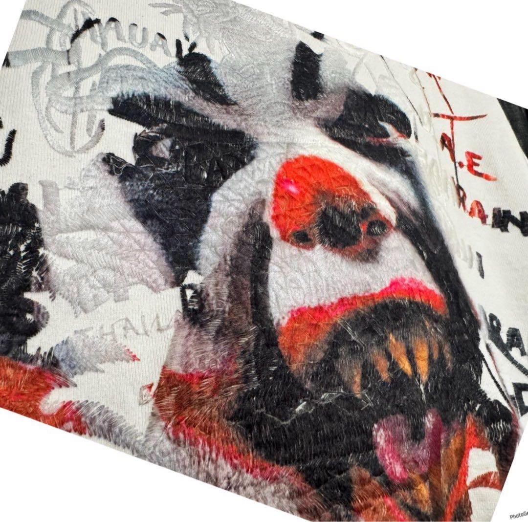 定価51700円 Doublet ダブレット 刺繍　フーディ　パーカー　ホワイト