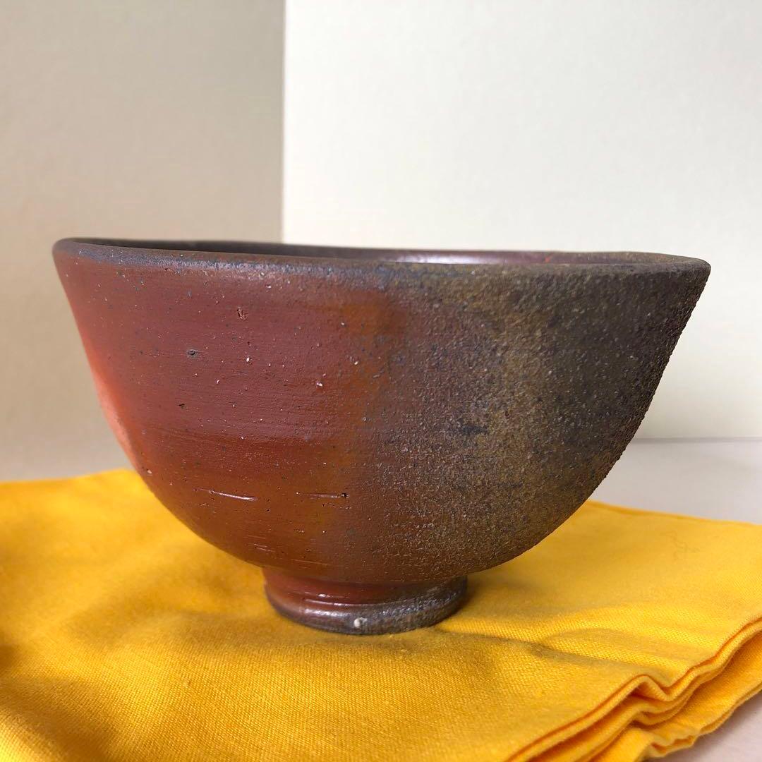 越前焼　峰越窯　竹元郁雄　抹茶茶碗