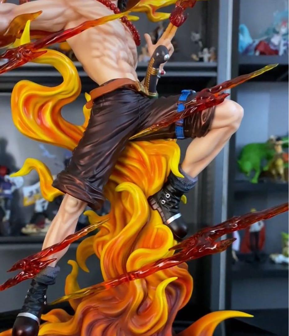 ONE PIECE  エース ガレージキット ガレキ スタチュー②①