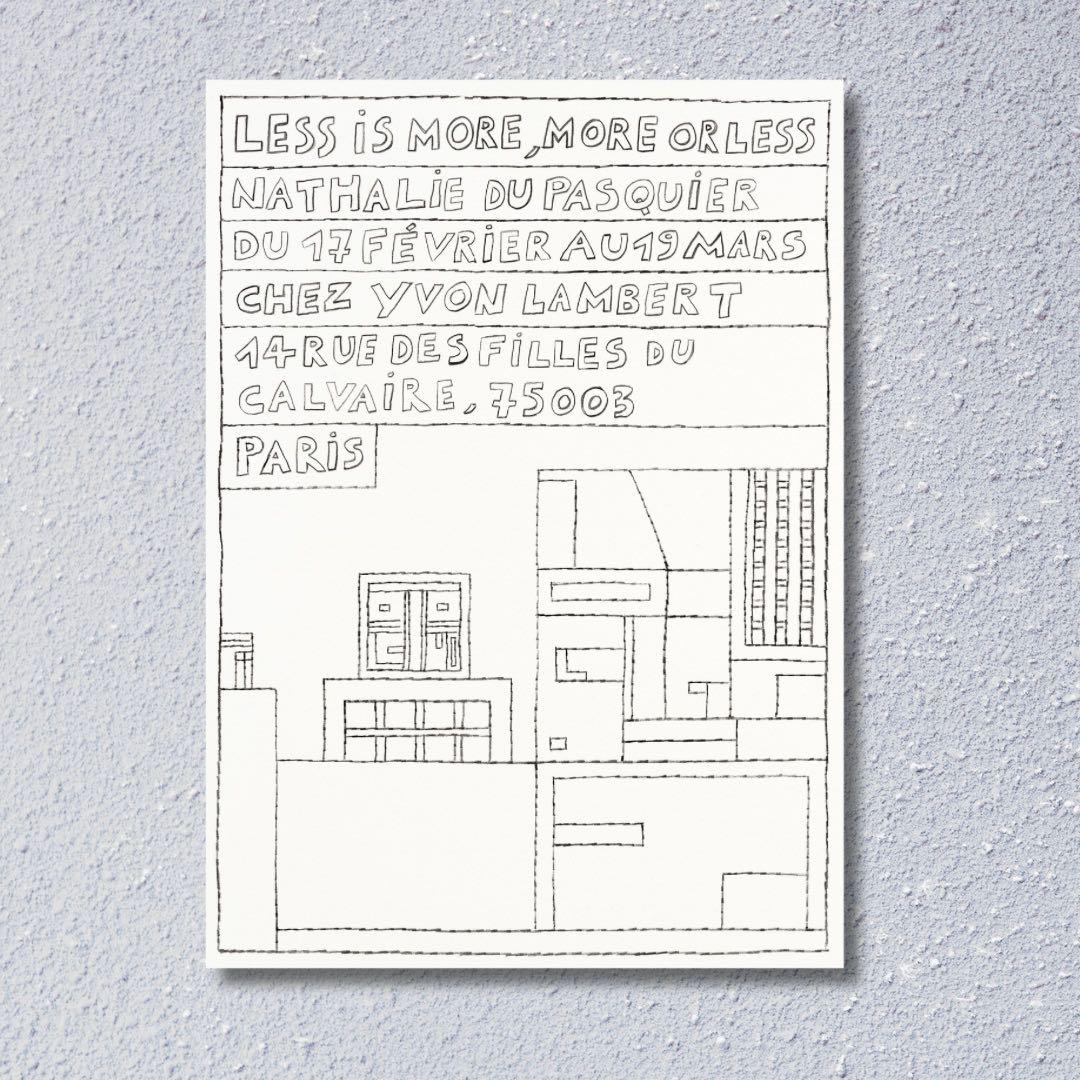 国内未入荷! ナタリー・デュ・パスキエ 2023 エキシビジョンポスター