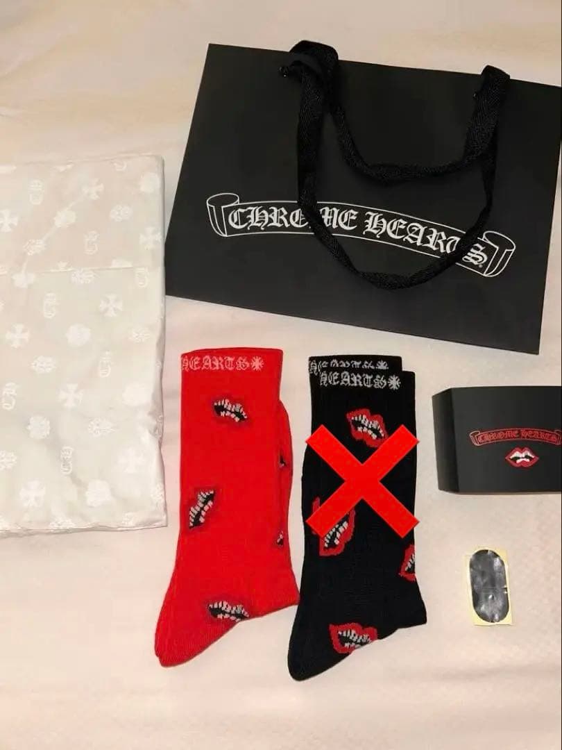 【新品未使用】Chrome Hearts MattyBoy ソックス 赤